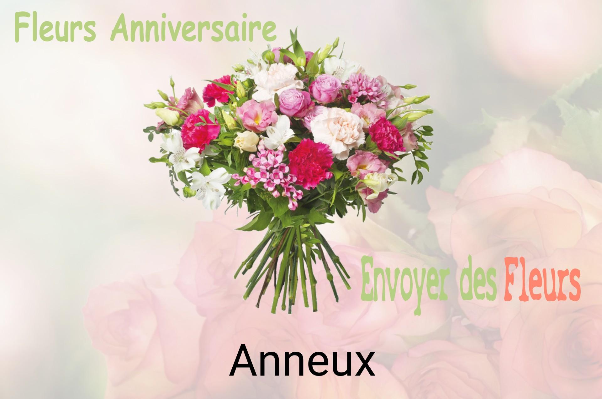 Bouquet de fleurs d’anniversaire livré à Anneux